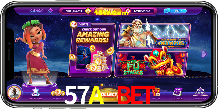 APP oficial da 57A Bet para mobile